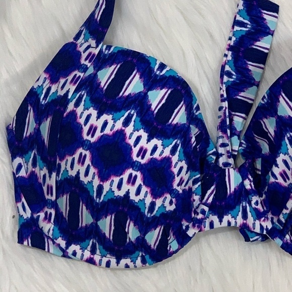 NWT Kenneth Cole Nightfall in Love Bikini Top - Picture 3 of 7